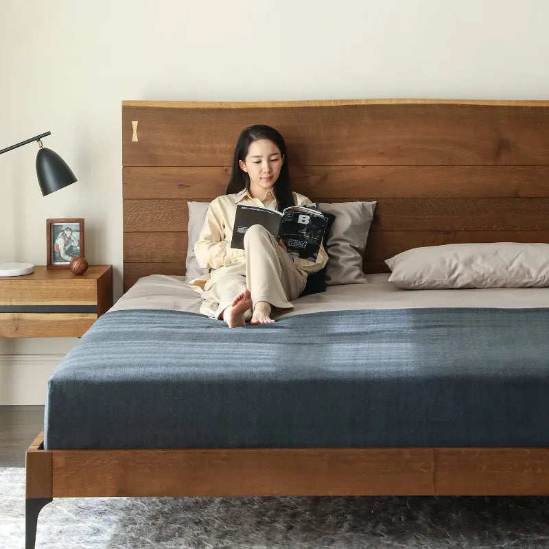 Bedroom Wooden Bed Design Space Saving European Headboards Sofa Bed Sleeping Platform Letto Matrimoniale Lounge Suite Furniture
