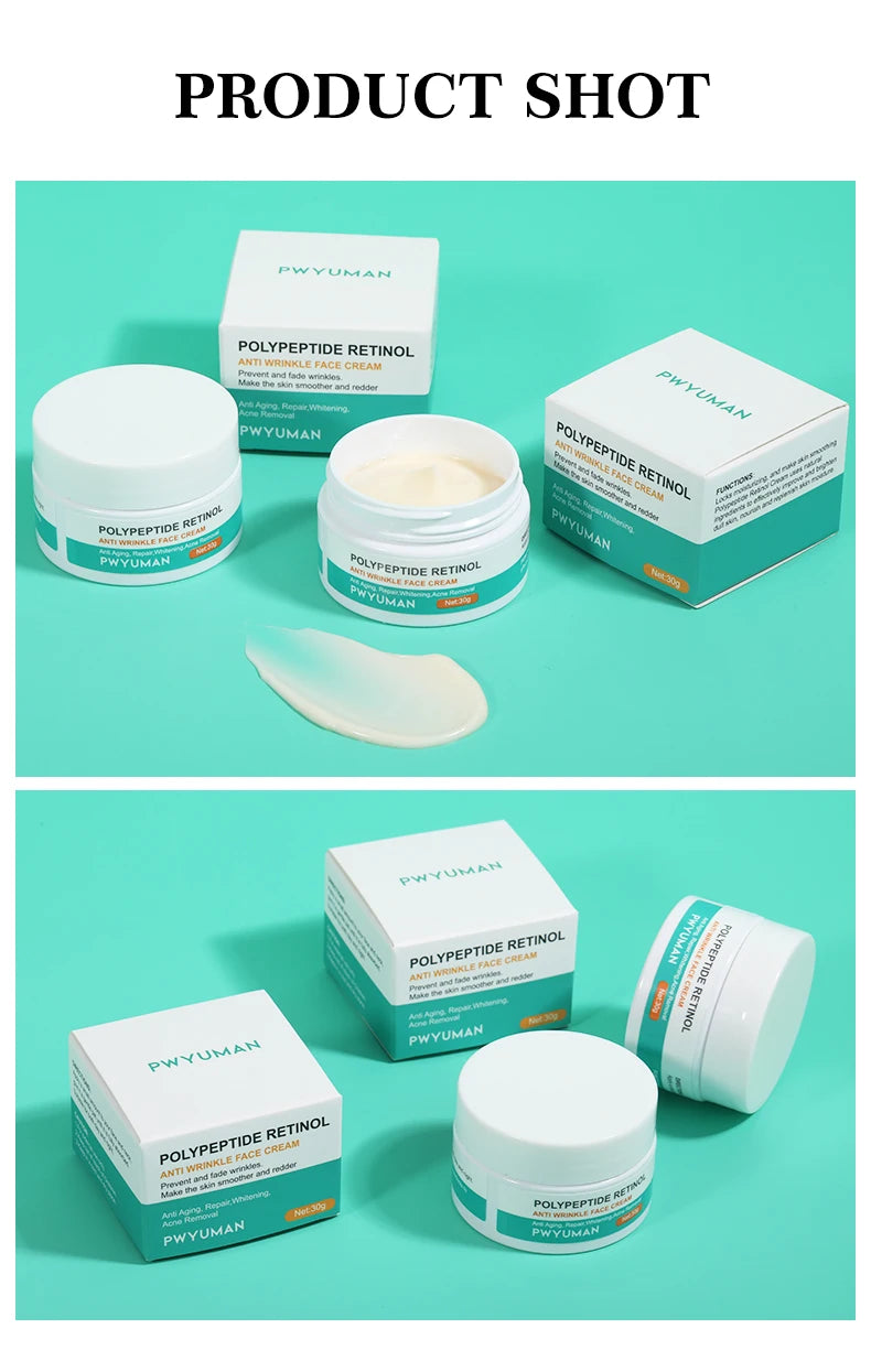 Anti Wrinkle Cream For Face Instant Effect Wrinkle Removal Face Cream Anti-Aging Improve Fine Lines  Nourishing Skin Care 30g