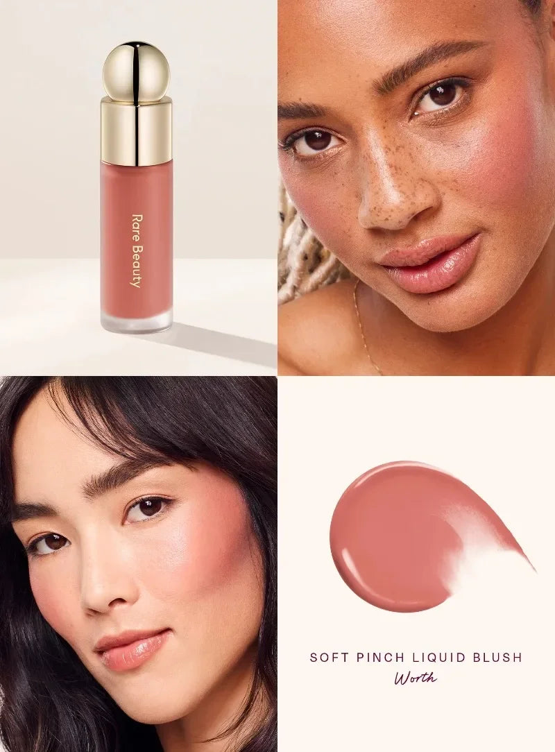 Rare Beauty Soft Pinch Tinted Blush Cream Moisturizer Hope Honesty Serenity Happy Wonder Joy Lip Gloss Long Lasting Plump Makeup