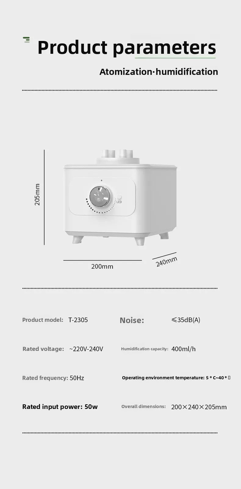 Automatic Water Refill Humidifier Fogger - Outdoor Mist Maker for Aquarium, Fish Pond, Garden, Rockery & Landscape Decor