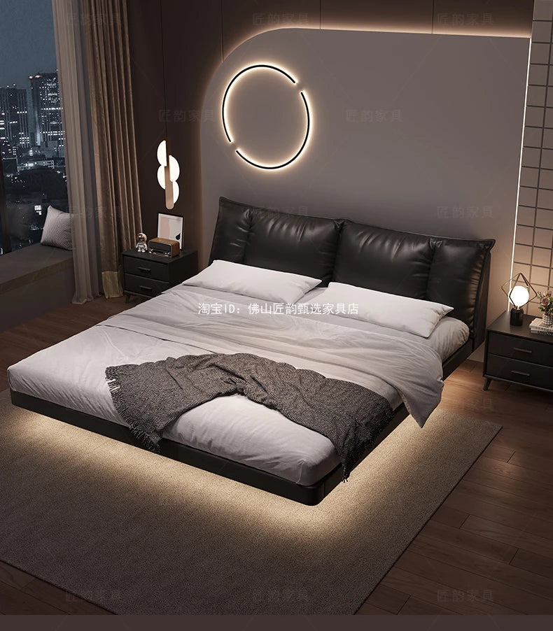 Hospital Sleeping Massage Bed Bedroom Queen Double Children Modern Bed Safe Leather Letto Matrimoniale Lounge Suite Furniture