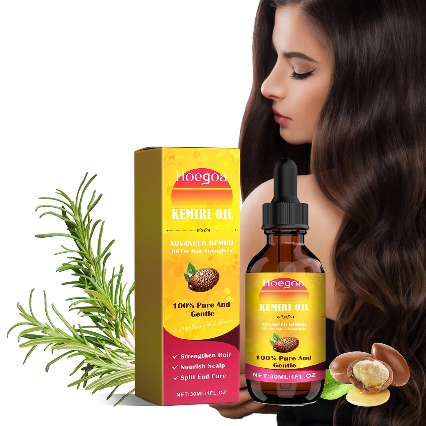 Hair Essential Oil Anti-Loss Serum Alopecia Treatment Dense Hair Strengthening Nourishing Repairing Split Ends Dry Hair Care Oil