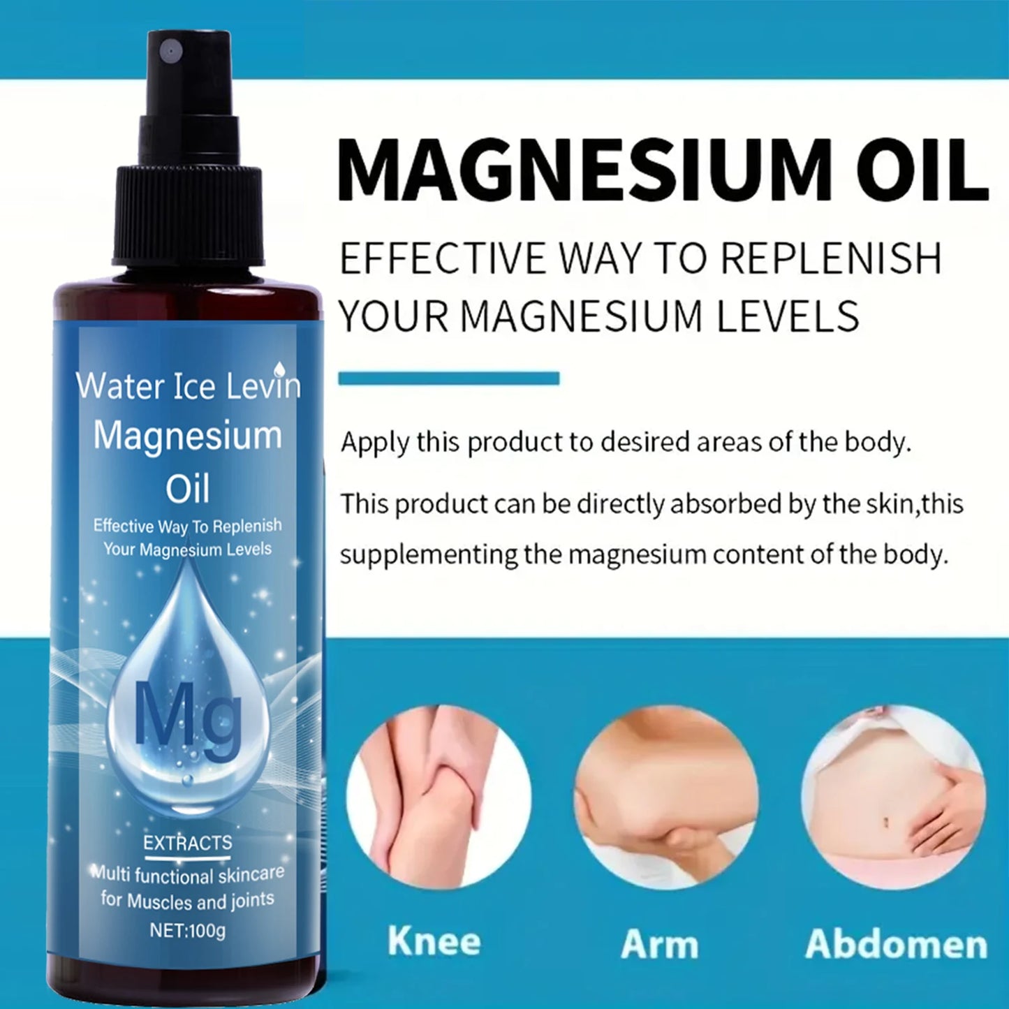 Magnesium Recharge Spray | Skin & Muscle Comfort | Hydrating Mineral Boost + Fast Absorption
