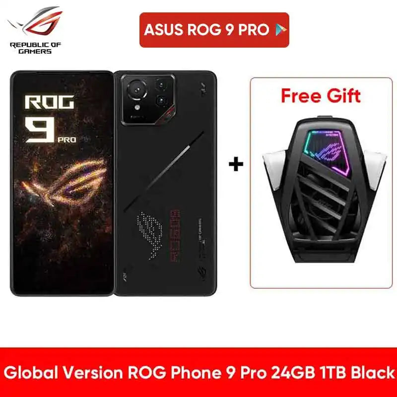 World Premiere ASUS ROG Phone 9 5G Smartphone Snapdragon 8 Elite 6.78‘’ 185Hz AMOLED Display ROG 9 Pro 5800mAh NFC Mobile Phone