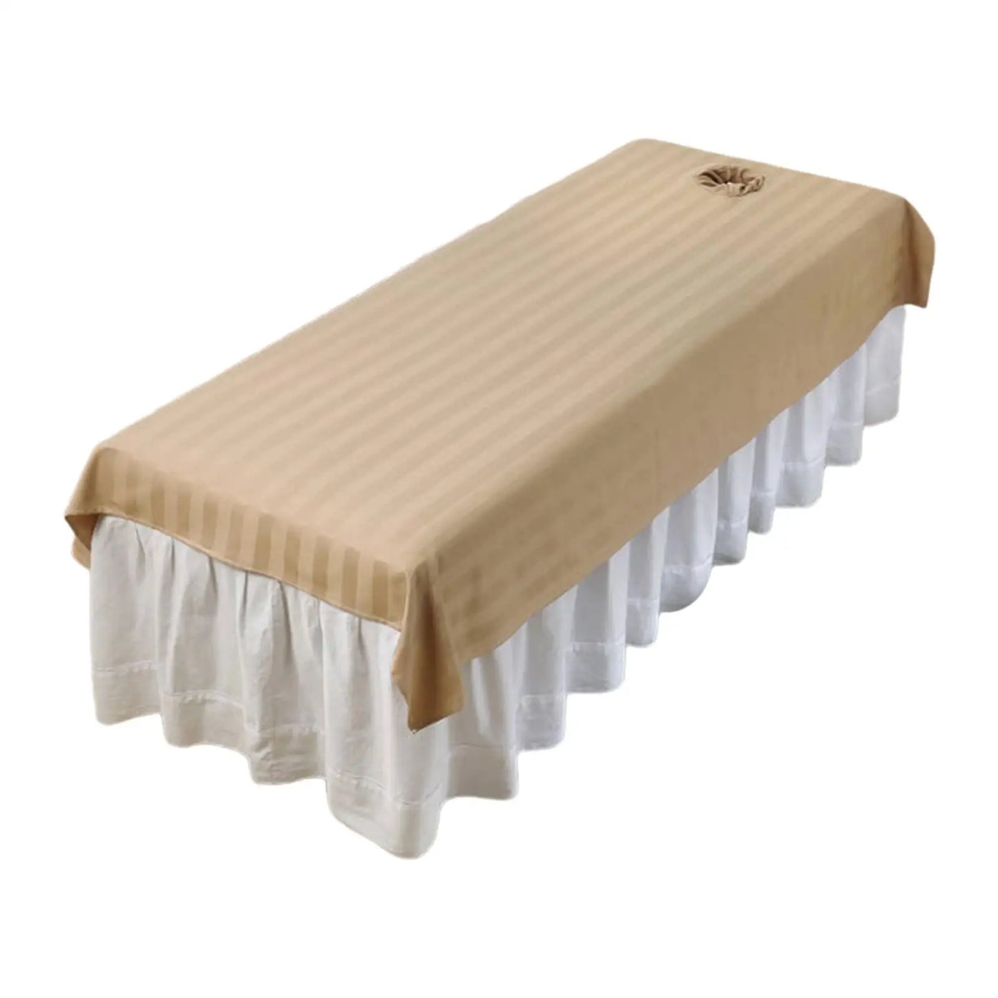 Salon Sheet Comfortable Reusable Beauty Supplies Protector Beauty Bed Cover with Face Hole for Salon Beauty Hotel Indoor SPA