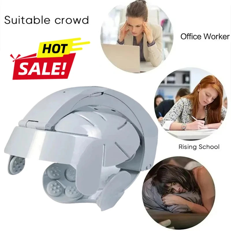 Relax Scalp Massager Stress Relief Head Massage Instrument Health Care Device for Hair Growth Anti Hair Loss Acupoint Stimulator