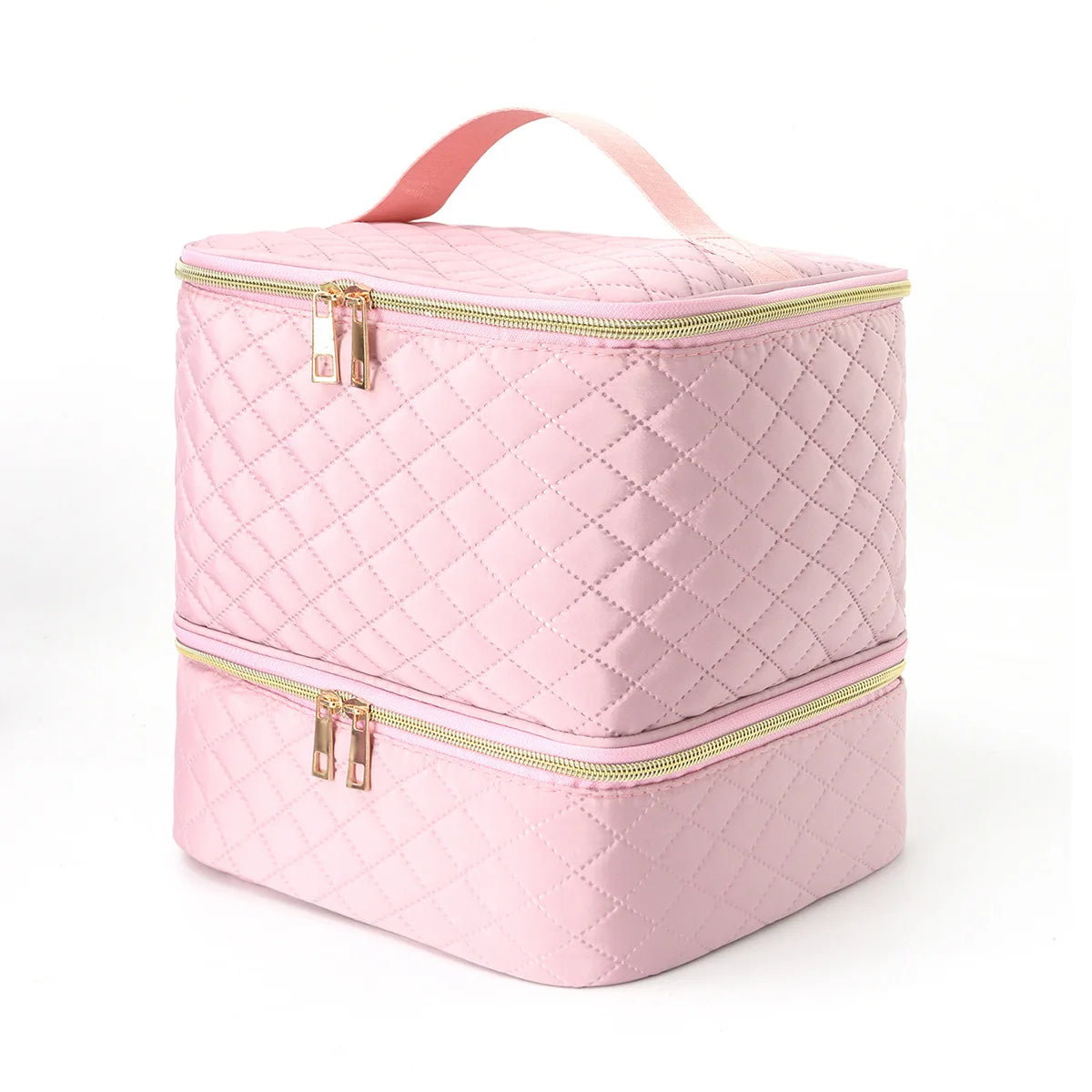 80Bottles Nail Polish Storage Bag Portable Cosmetic Large Shoulder Bag Organizer for Travel Nail Salon 3 Layer Essential Oil Bag