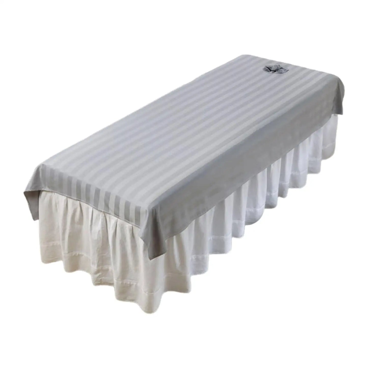 Salon Sheet Comfortable Reusable Beauty Supplies Protector Beauty Bed Cover with Face Hole for Salon Beauty Hotel Indoor SPA