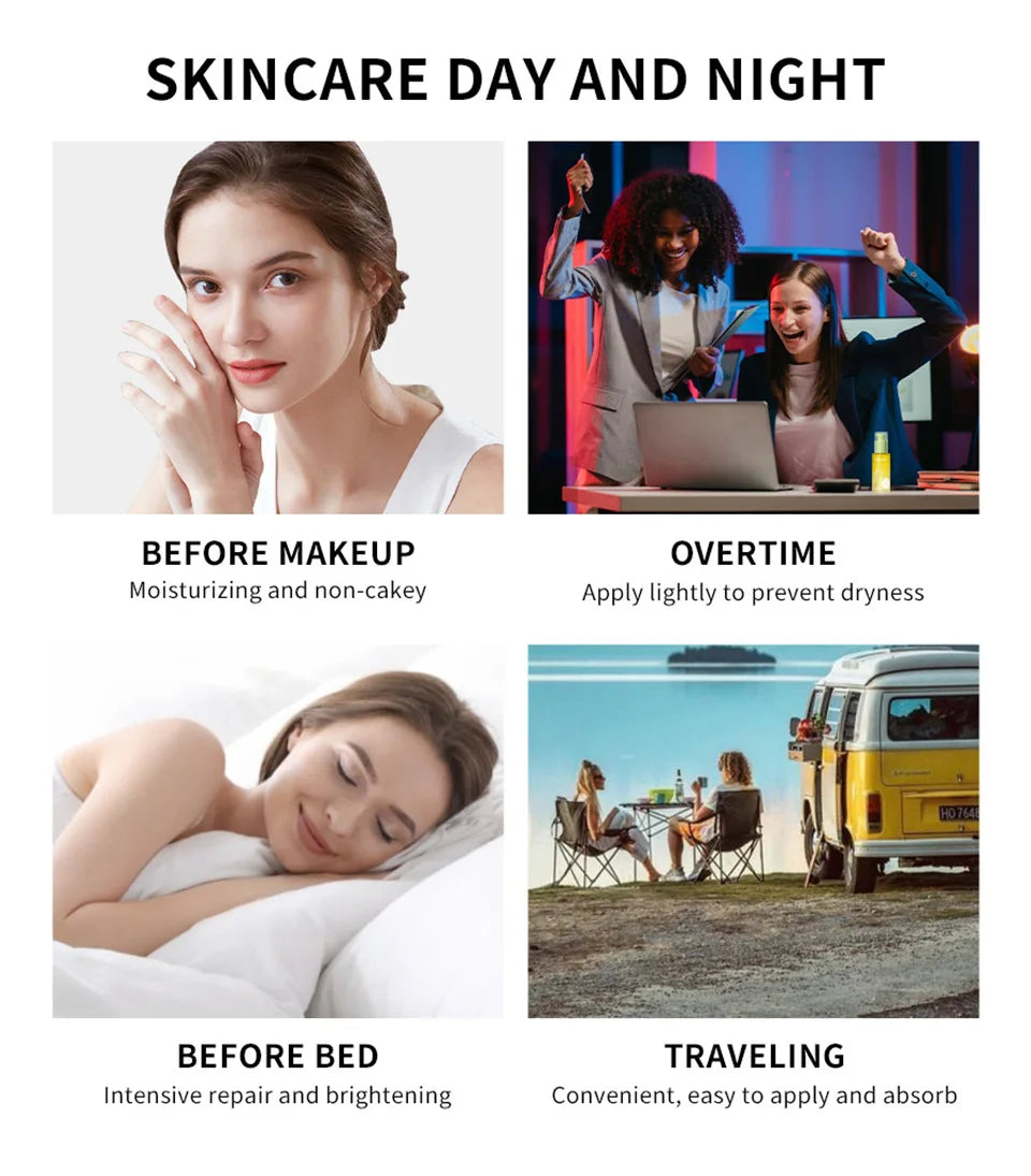 Vitamin C Serum Moisturizing Brightens Skin Repair Smooth Facial Essence Serum Facial Care Skincare Products