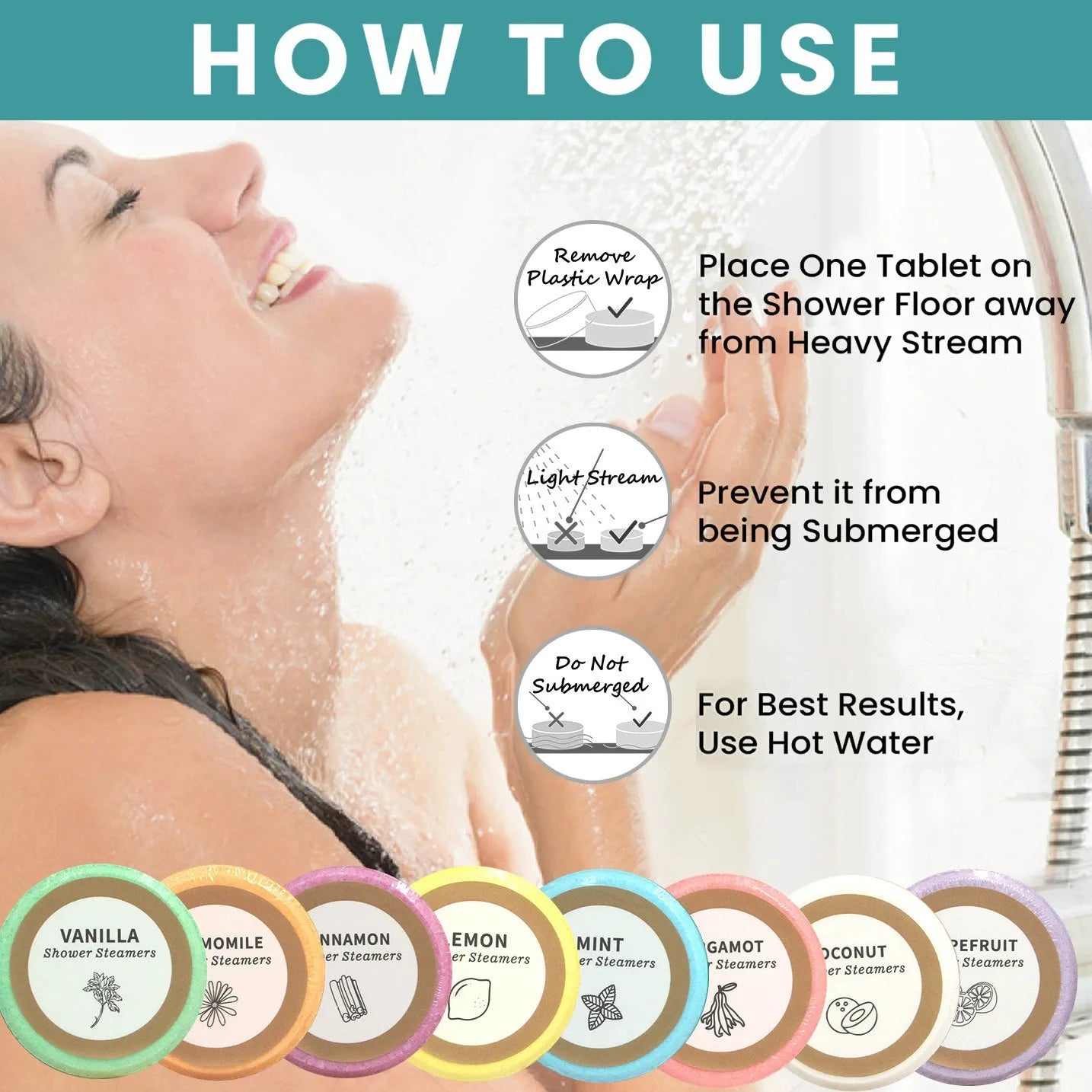 8Pcs Bath Salt Tablets Set, Natural Relaxing Spa Bath For Bathtub, Body Care Suitable For Women And Men, Home & Hotel