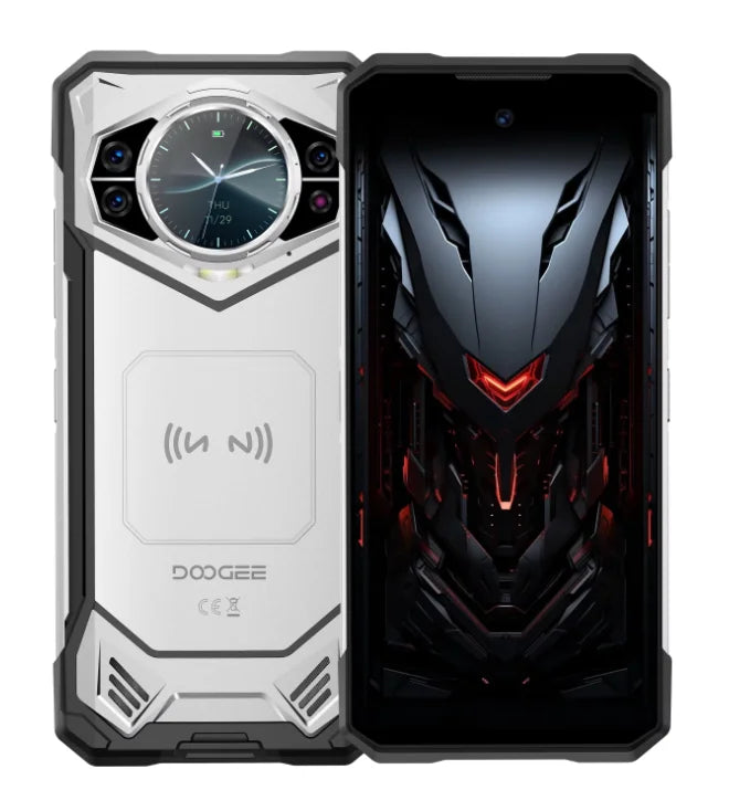 DOOGEE S200 5G Rugged Phone 6.72" 120Hz Display 12GB RAM 256GB ROM 100MP AI Main Camera 10100mAh Android 14 NFC