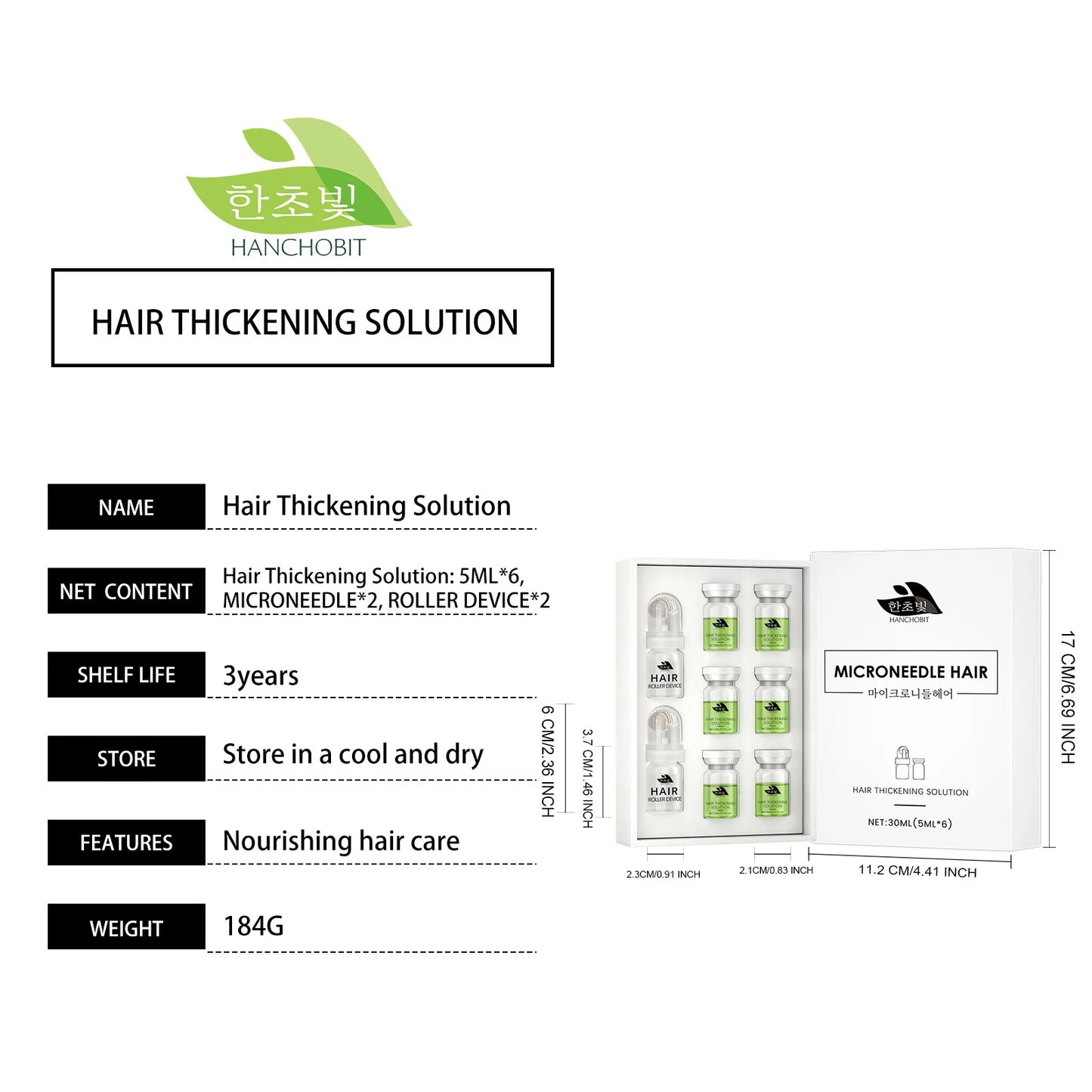 Hair Root Nourishing Roller Serum - Healthy Scalp Environment Care, Moisturizes Hair for Smooth & Shiny Strands