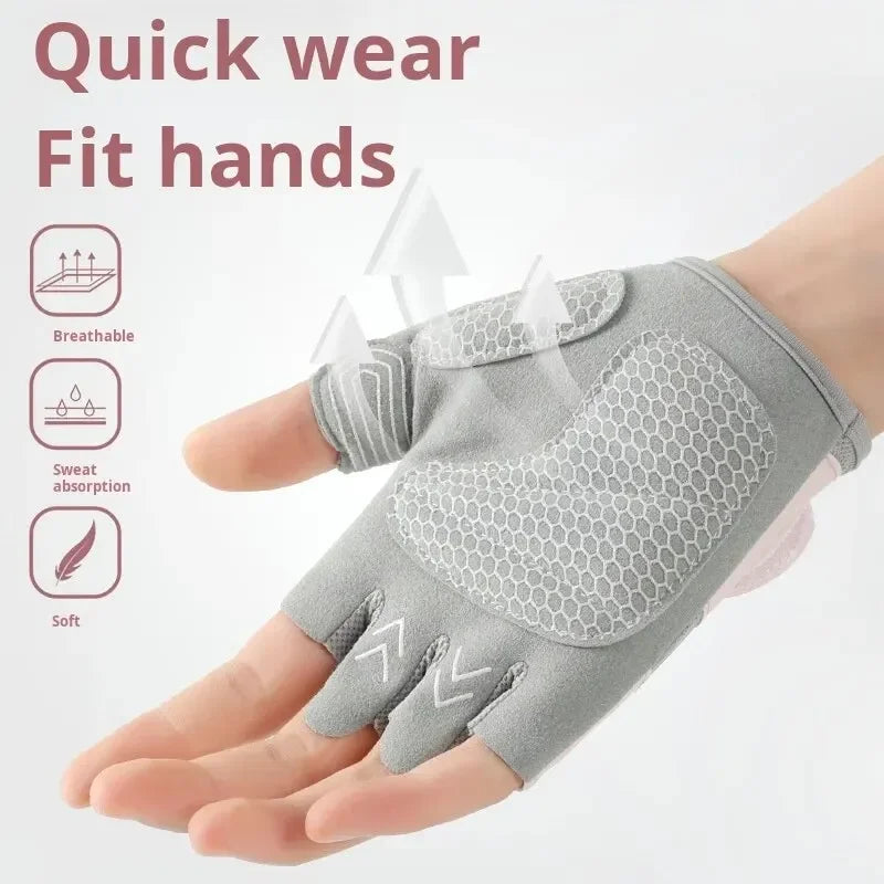 Workout Gloves with Excellent Grip Lightweight Gym Gloves for Weightlifting Cycling Exercise Training Fitness Rowing Unisex