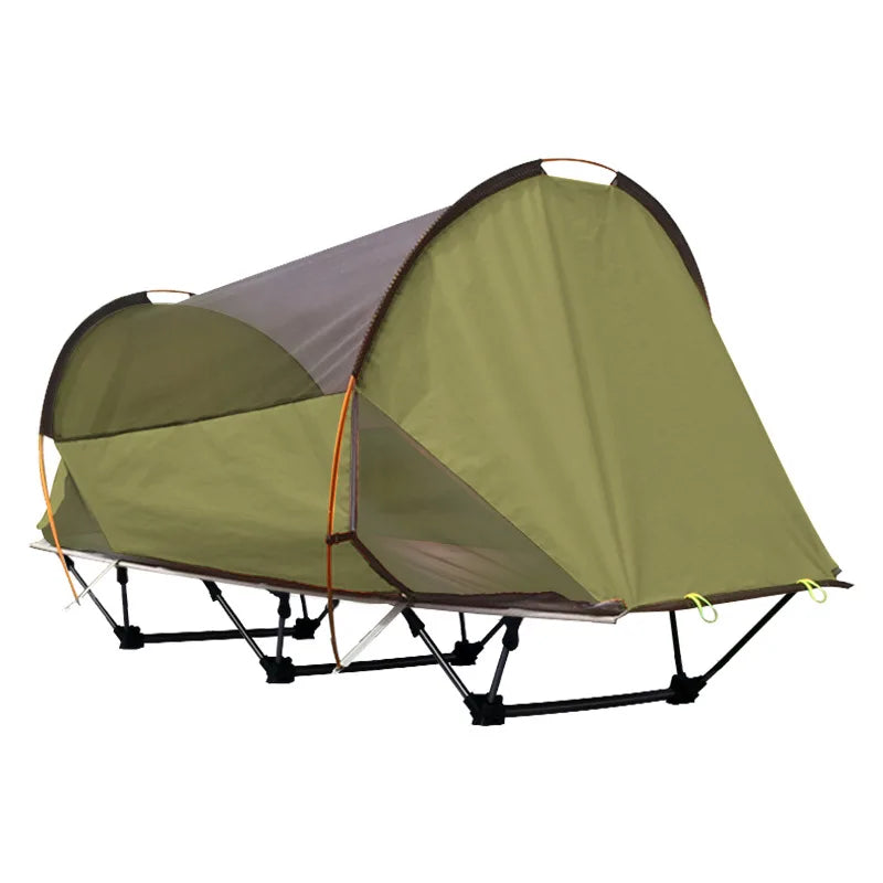 Tent Outdoor Camping Single Person Off-the-Ground Tent Integrated Folding Camp Bed Road Trip Fishing Camping Tent
