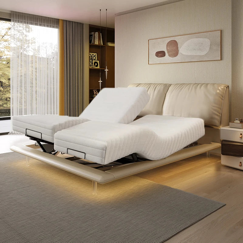 Bedroom Smart Bed Luxury Massage Modern Sofa Design Wooden Massage Bed Simple Sleeping Letto Matrimoniale Lounge Suite Furniture