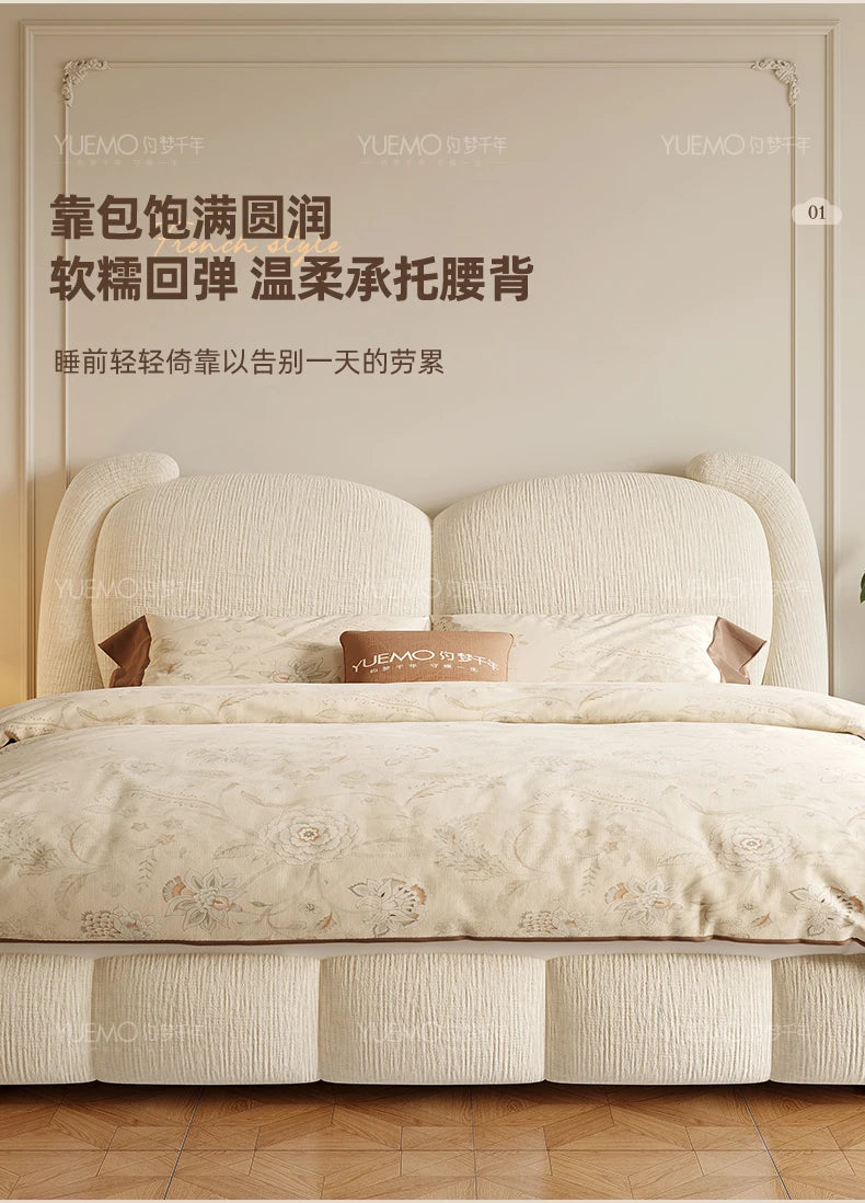 Bedroom Girls Bed Simple Design Wooden Frame Double Queen Massage Bed Sleeping Princess Letto Matrimoniale Unique Furniture