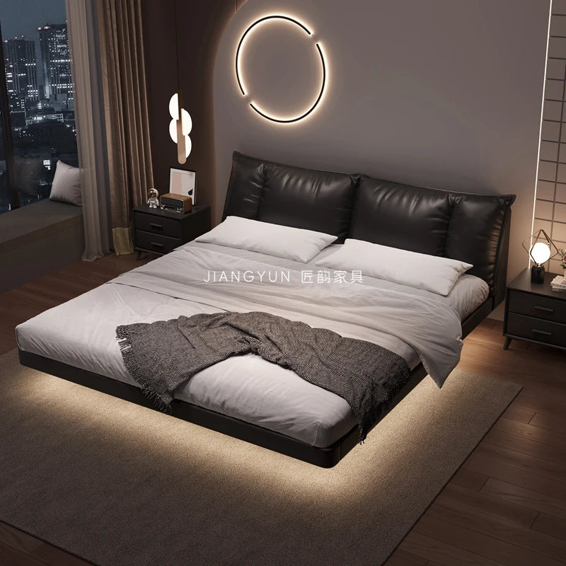 Hospital Sleeping Massage Bed Bedroom Queen Double Children Modern Bed Safe Leather Letto Matrimoniale Lounge Suite Furniture