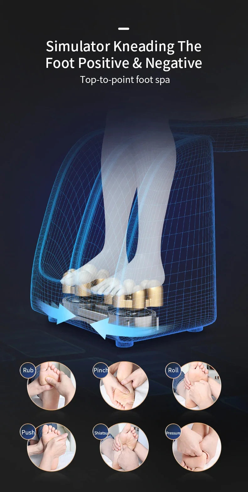 Upgrade Electric Massage Chair Full Body Kneading Neck Back Waist Leg Infrared Heating Vibration Shiatsu Cushion Seat Relaxation