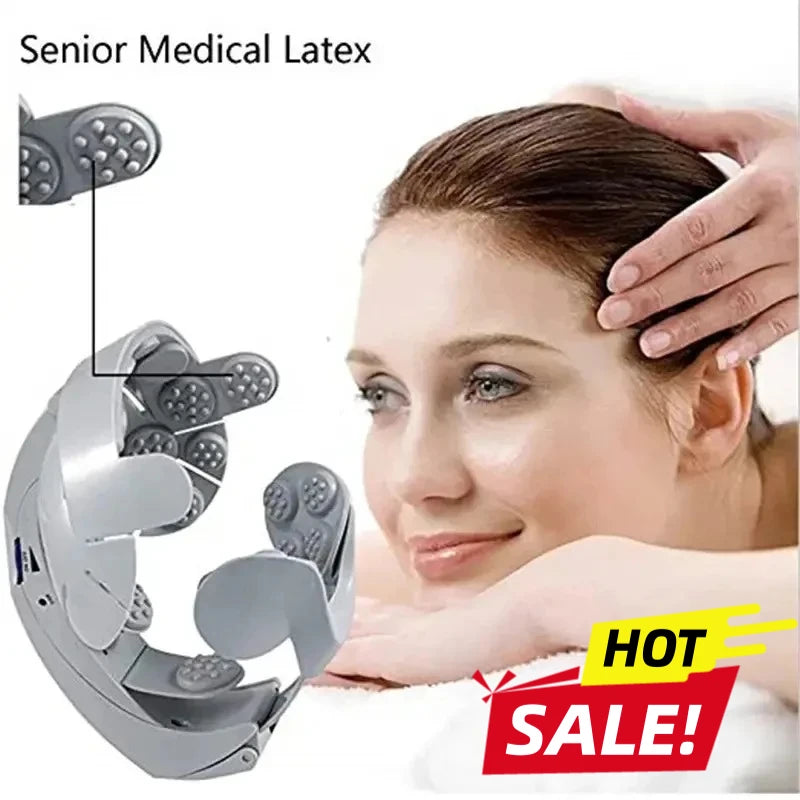 Relax Scalp Massager Stress Relief Head Massage Instrument Health Care Device for Hair Growth Anti Hair Loss Acupoint Stimulator