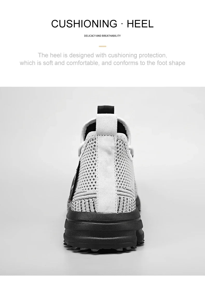 Man's Safety Shoes Badminton Luxury Men's Shoe Sale Knitwear Skateboard Cotton Sneakers Man Summer Rubber Bottom Tennis Airy