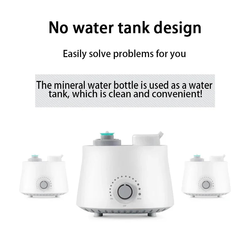 Mineral Water Bottle Air Humidifier Portable Desktop Aroma Diffuser Cool Mist For Bedroom Home Car Plants Purifier Humificador