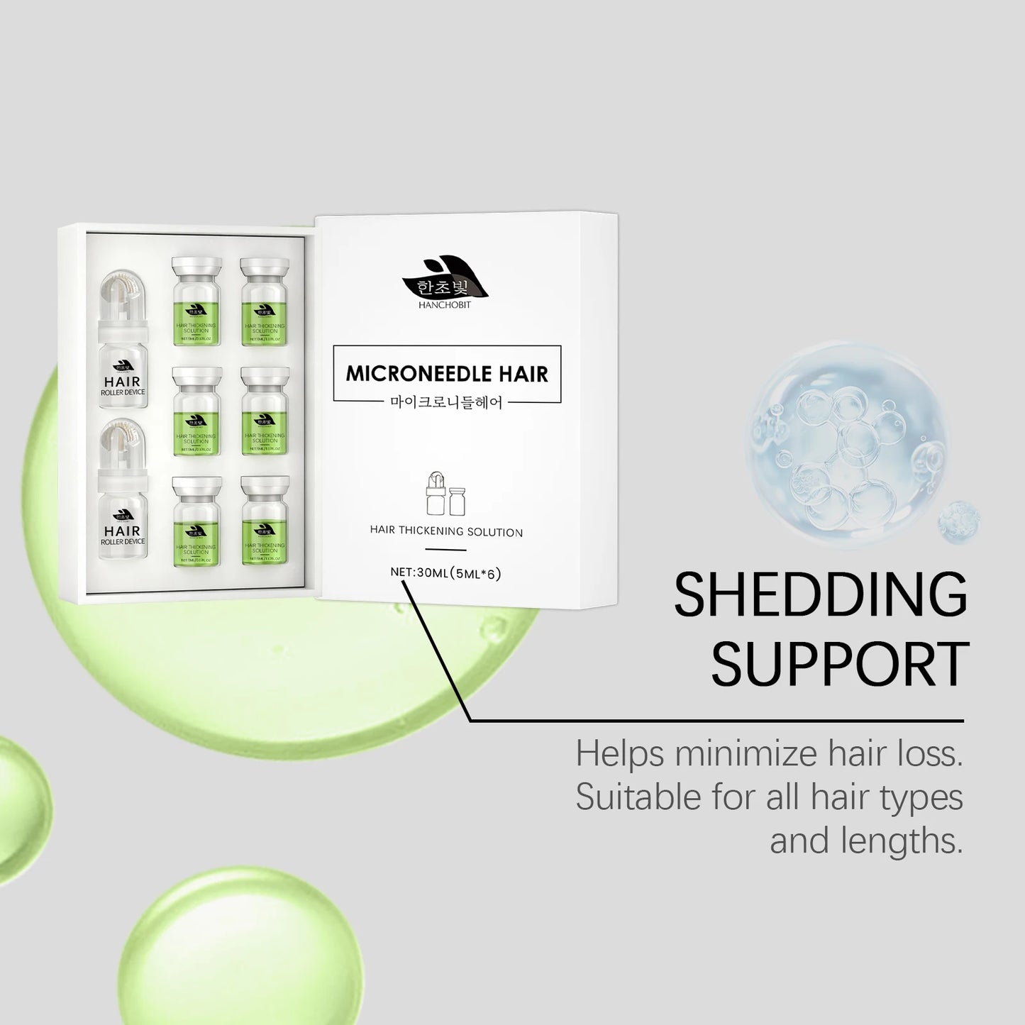 Hair Root Nourishing Roller Serum - Healthy Scalp Environment Care, Moisturizes Hair for Smooth & Shiny Strands