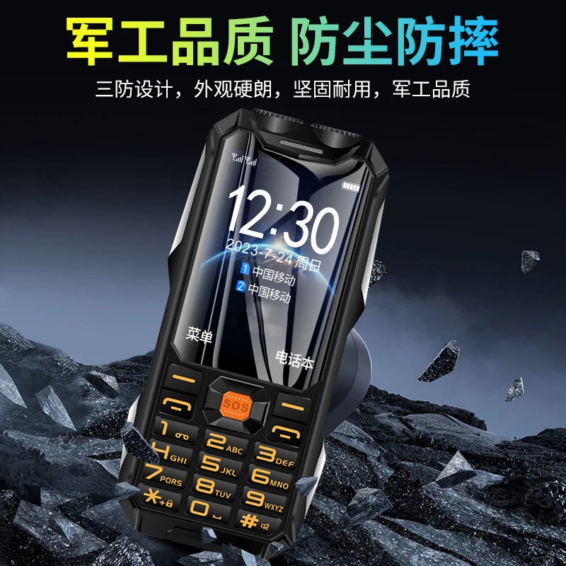 LTE 4G YEEMI Q9-1 Instock Mobile Phone 3.5inches 64MB RAM+ROM Dual SIM Cards 18000mAh Long Battery Life Unlocked Cellphone