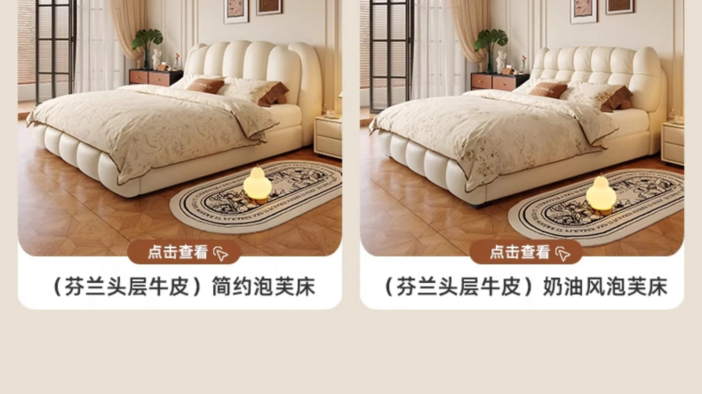 Bedroom Girls Bed Simple Design Wooden Frame Double Queen Massage Bed Sleeping Princess Letto Matrimoniale Unique Furniture