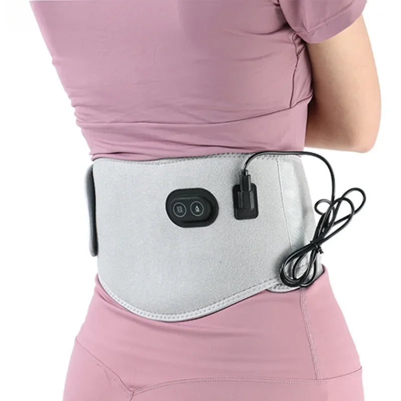 Waist massage Heating Warmer USB Electric Lumbar Back Pad Belt Protector Brace Band Support Massager Anti Pain Relief Therapy