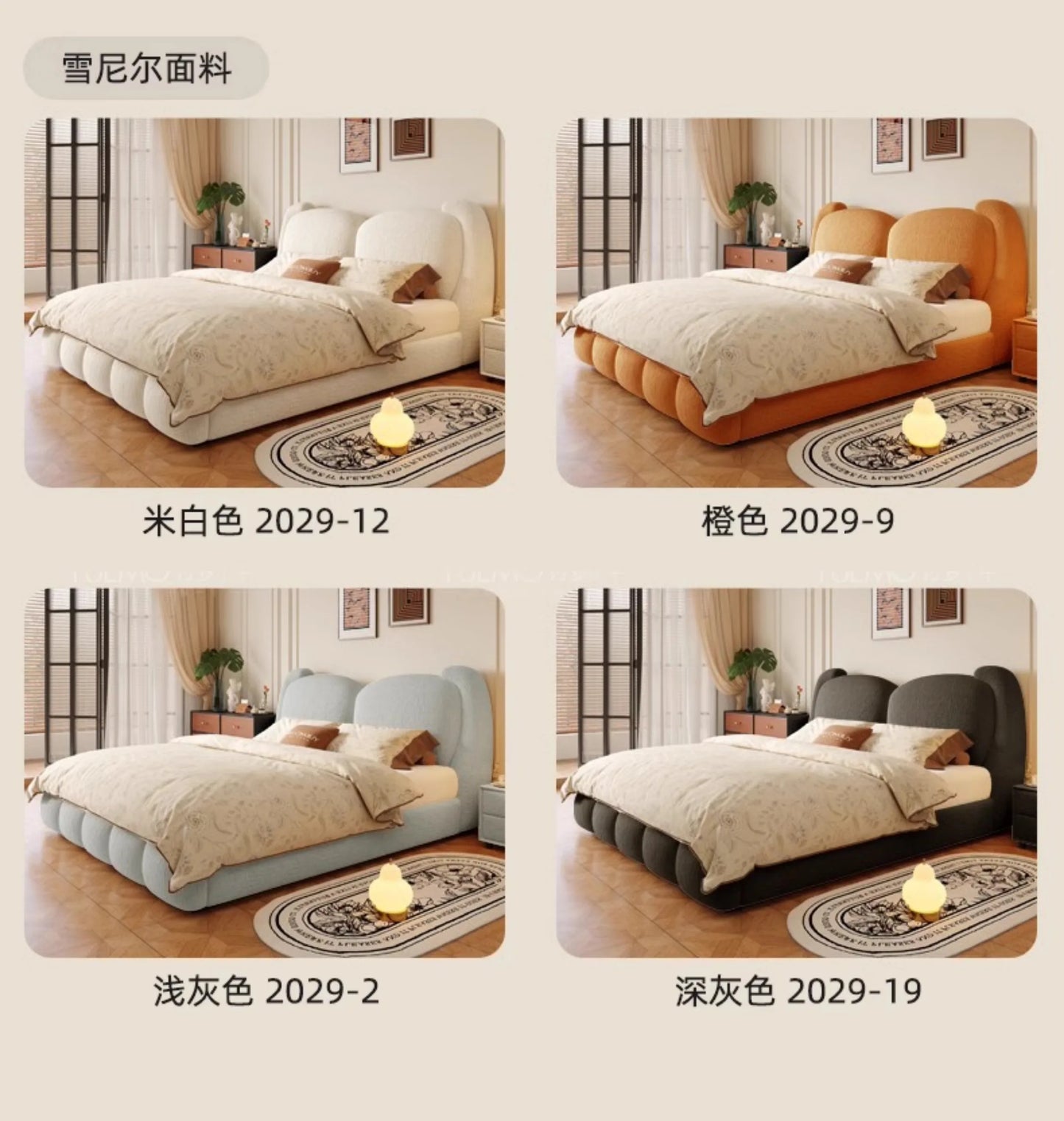 Bedroom Girls Bed Simple Design Wooden Frame Double Queen Massage Bed Sleeping Princess Letto Matrimoniale Unique Furniture