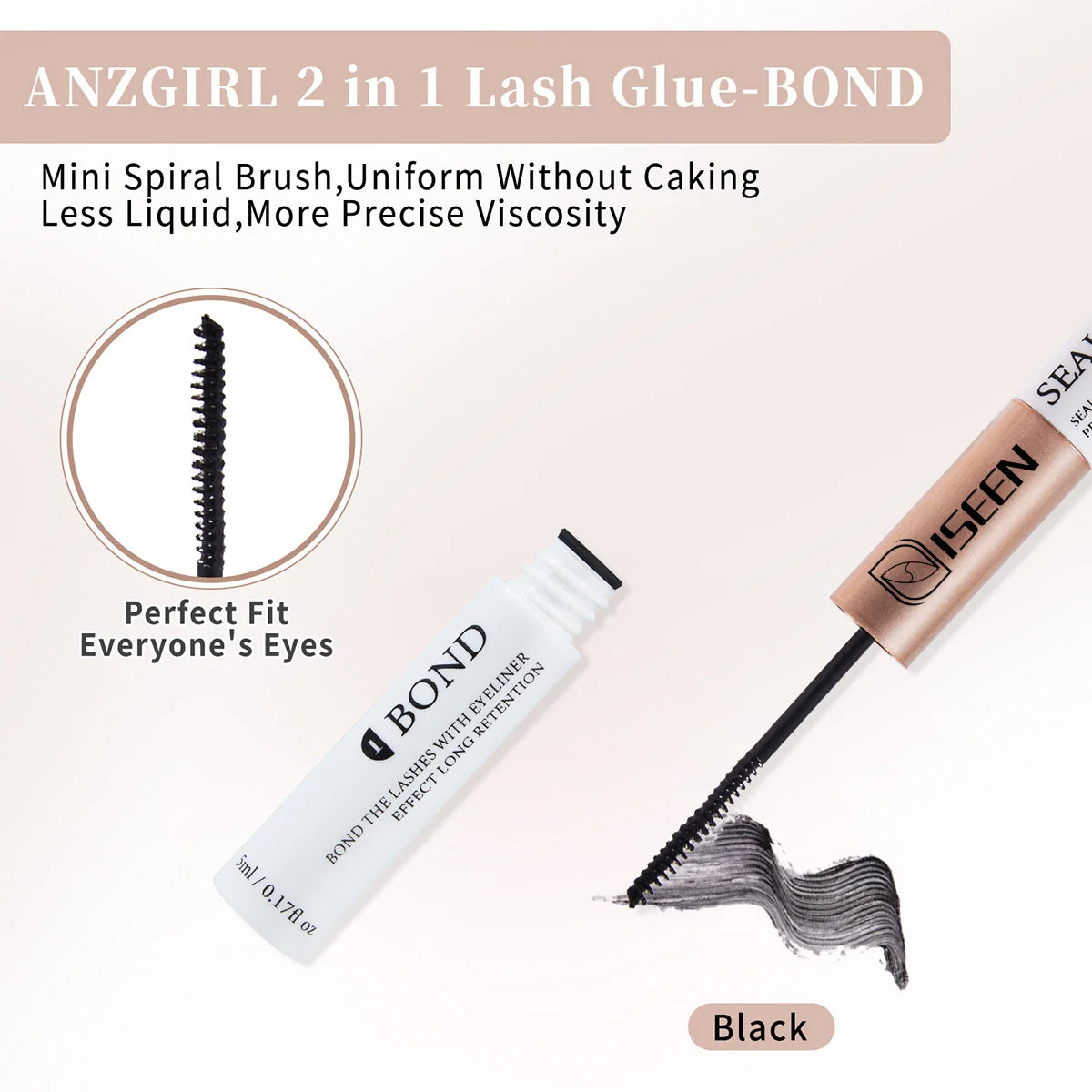 DIY Lash Extension Kit Clusters Individual Eyelashes Kit Mix Styles 9-16mm with Bond and Seal Eye Makeup Tool