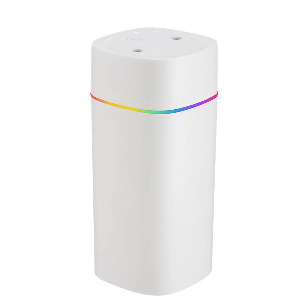 USB Water Air Humidifier Fog Steam Double Spray Aroma Diffuser 600ml Cool Mist Bedroom Home Car Plants Purifier Humificador