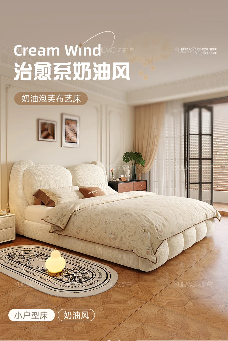 Bedroom Girls Bed Simple Design Wooden Frame Double Queen Massage Bed Sleeping Princess Letto Matrimoniale Unique Furniture