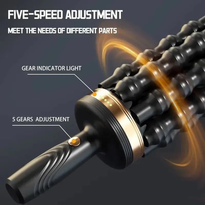 Relax Stress Massager Hand Held Massager for Muscle Rolling Percussive Massager Powered Muscle Roller Massager Whole Body Relief