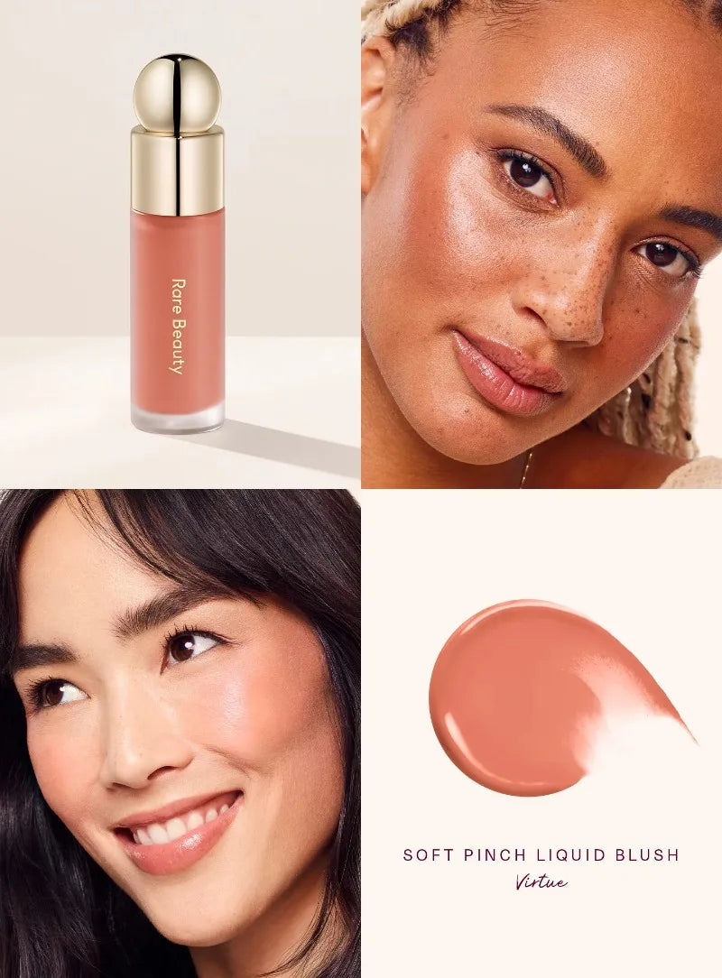 Rare Beauty Soft Pinch Tinted Blush Cream Moisturizer Hope Honesty Serenity Happy Wonder Joy Lip Gloss Long Lasting Plump Makeup