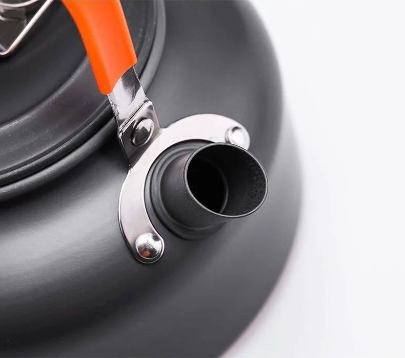 Camping Cookware Kit Outdoor Aluminum Lightweight Equipment Camping Cooking Kit For Traveling Trekking Hiking Supplies