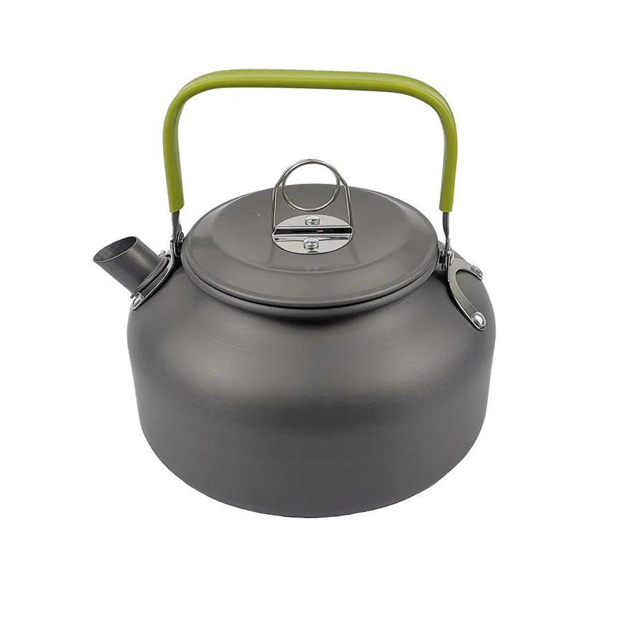 Camping Cookware Kit Outdoor Aluminum Lightweight Equipment Camping Cooking Kit For Traveling Trekking Hiking Supplies