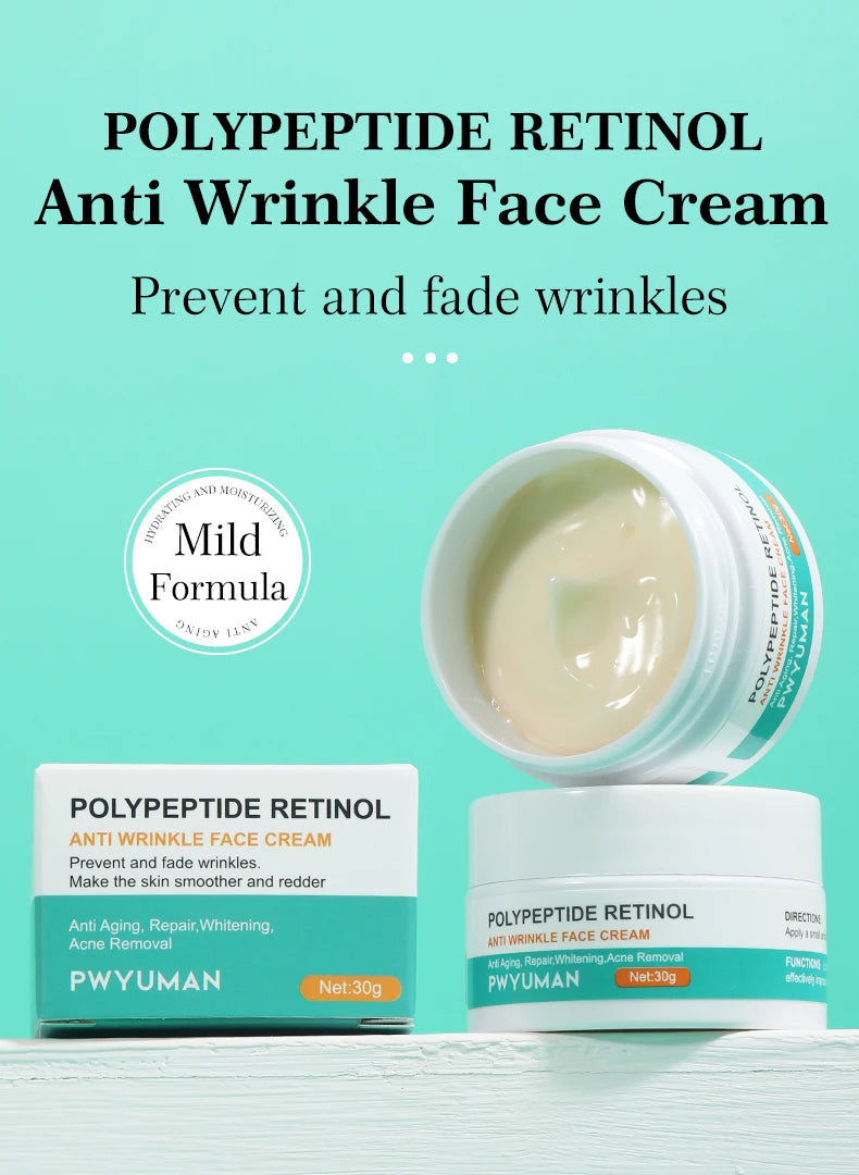 Anti Wrinkle Cream For Face Instant Effect Wrinkle Removal Face Cream Anti-Aging Improve Fine Lines  Nourishing Skin Care 30g