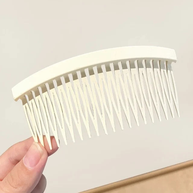 Women Fashion Hair Comb Large Simple Hairpin Bangs Fixed Arrangement Broken Hair Headband Back Head Comb Hair Accessories