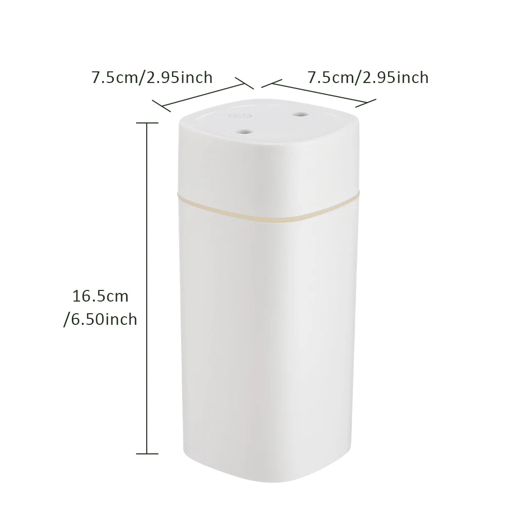 USB Water Air Humidifier Fog Steam Double Spray Aroma Diffuser 600ml Cool Mist Bedroom Home Car Plants Purifier Humificador