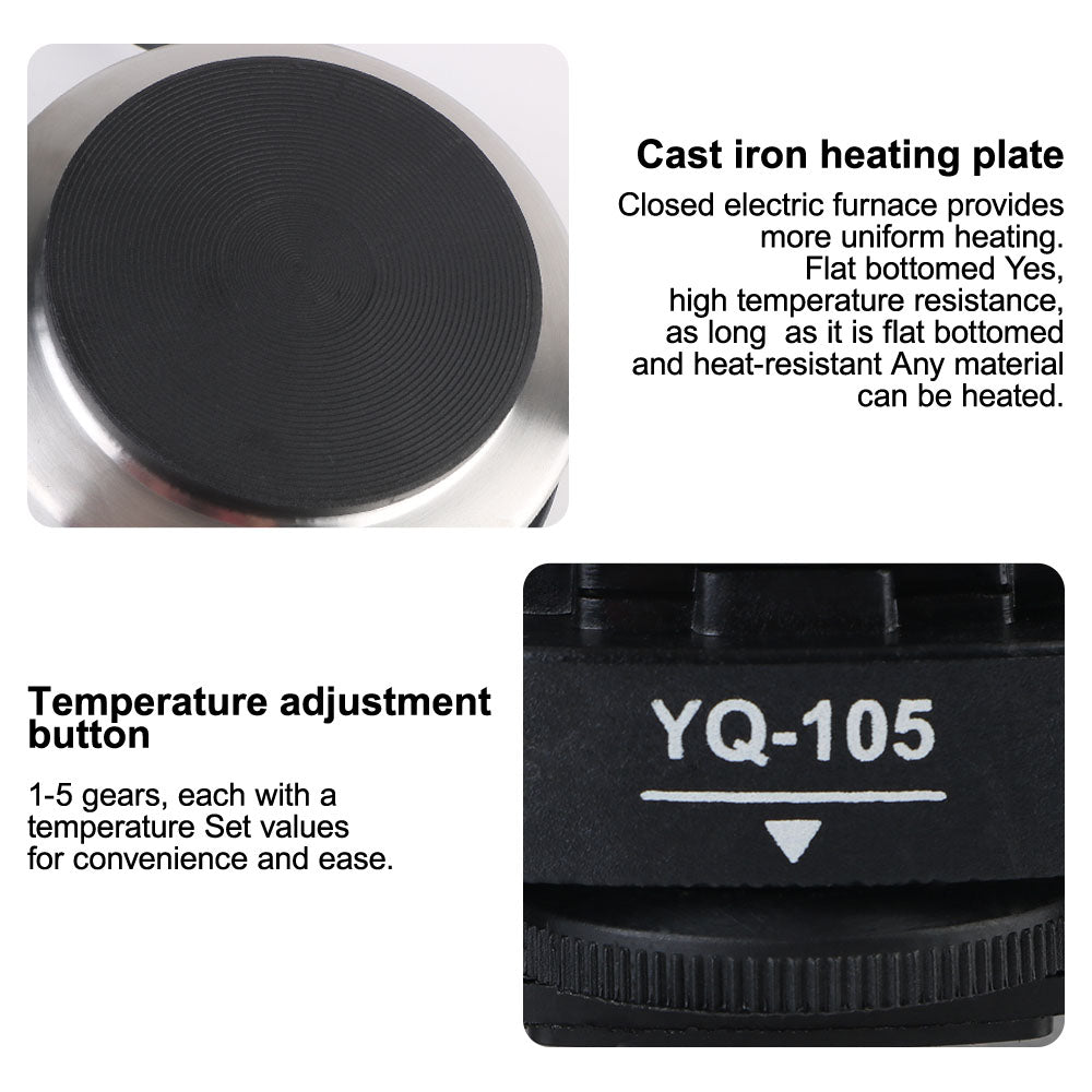 Multifunctional Kitchen Appliance Hot Cooker Plate 500W 220V Milk Water Coffee Heating Furnace Mini Electric Heater Stove